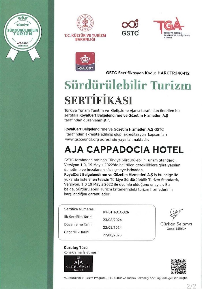 Aja Cappadocia Hotel Rezervasyon